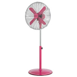 Connect It 16 Inch Pedestal Fan Pink